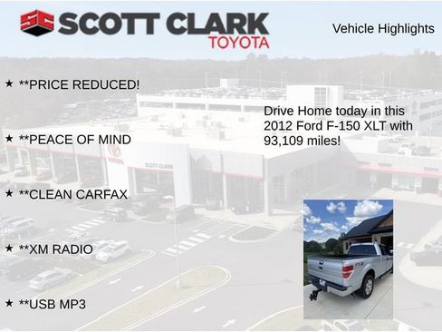 Used 2012 Ford F150 XLT w/ XLT Chrome Pkg RWD image 11