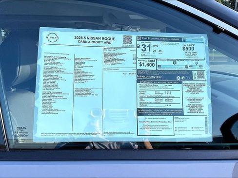 New 2026 Nissan Rogue Dark Armor AWD/4WD image 13