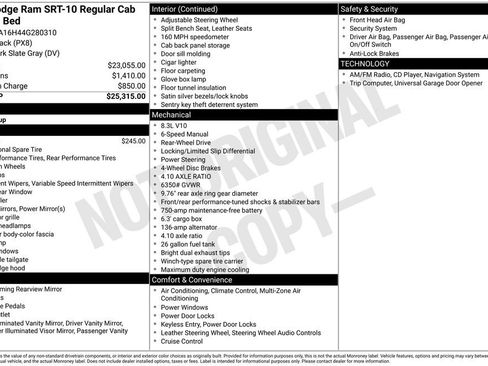 Used 2004 Dodge Ram 1500 Truck 2WD Regular Cab image 22