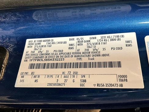 Used 2025 Ford F150 XLT w/ Equipment Group 301A Standard AWD/4WD image 20