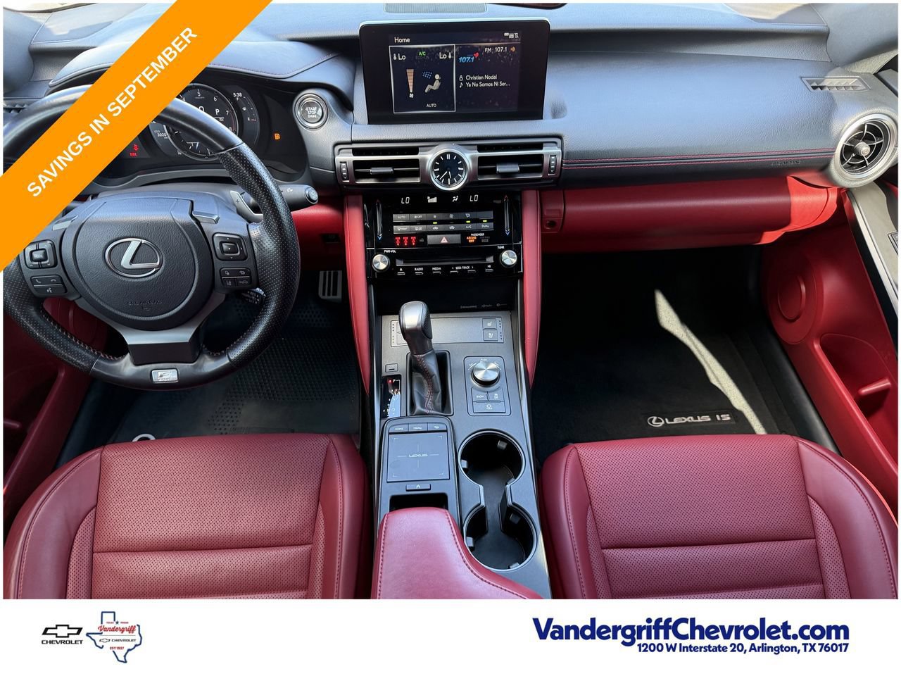 Used 2021 Lexus IS 350 F Sport w/ Accessory Package RWD image 10