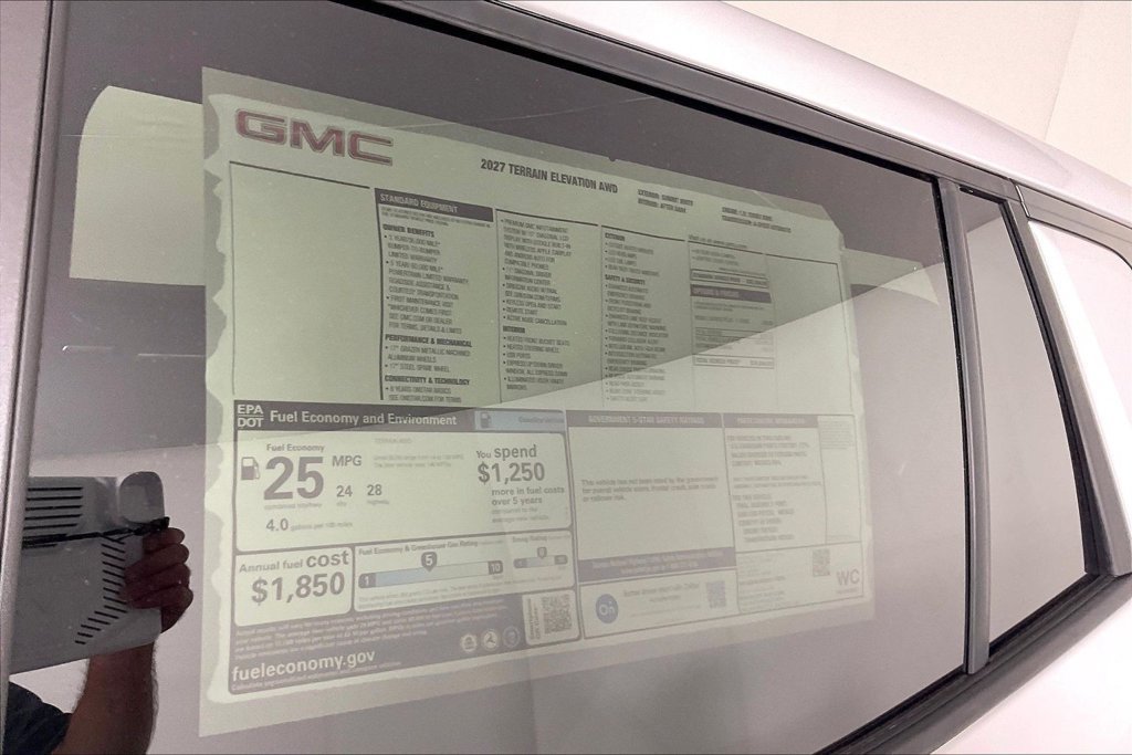 New 2027 GMC Terrain Elevation AWD/4WD image 14