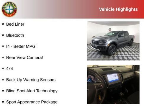 Certified 2022 Ford Ranger XLT w/ Equipment Group 301A Mid AWD/4WD image 2