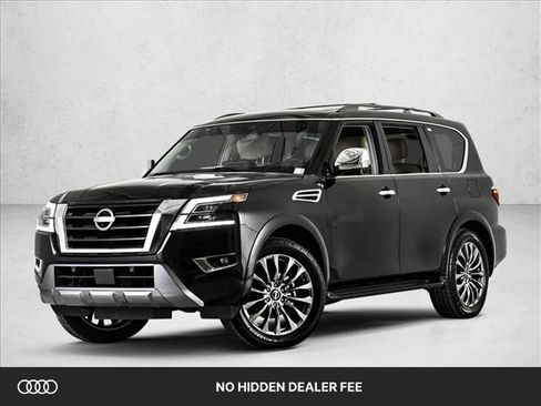 Used 2023 Nissan Armada Platinum w/ Captain's Chairs Package AWD/4WD image 1