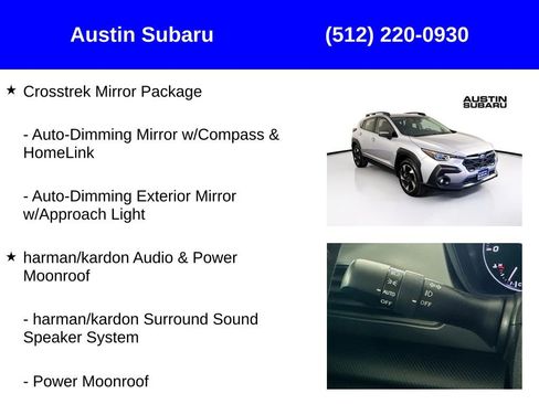 Certified 2025 Subaru Crosstrek 2.5i Limited w/ Crosstrek Mirror Package image 16