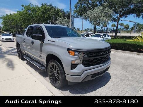 Used 2024 Chevrolet Silverado 1500 Custom w/ LPO, Dark Essentials Package AWD/4WD image 2