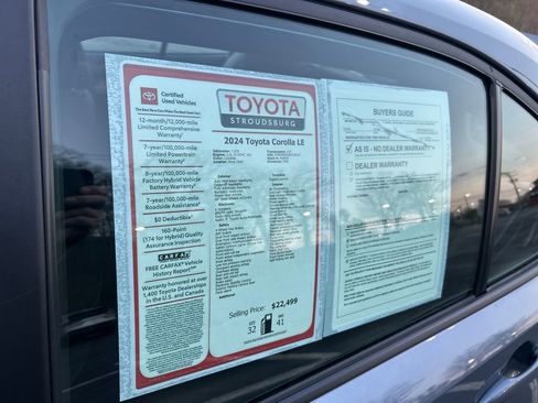 Certified 2024 Toyota Corolla LE FWD image 26