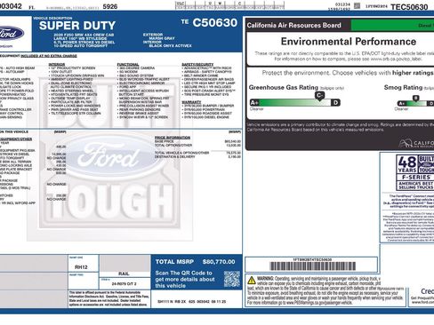 Used 2026 Ford F250 Lariat w/ FX4 Off-Road Package AWD/4WD image 44