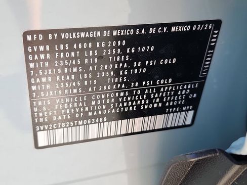 New 2026 Volkswagen Taos SE AWD/4WD image 10