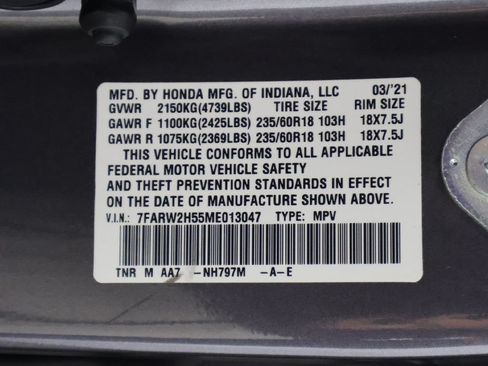 Used 2021 Honda CR-V EX image 54