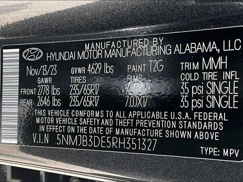 Certified 2024 Hyundai Tucson SEL FWD image 35