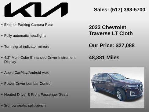 Used 2023 Chevrolet Traverse LT FWD image 15
