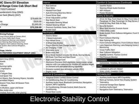 New 2026 GMC Sierra EV Elevation AWD/4WD image 8