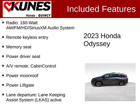 Used 2023 Honda Odyssey EX-L image 2