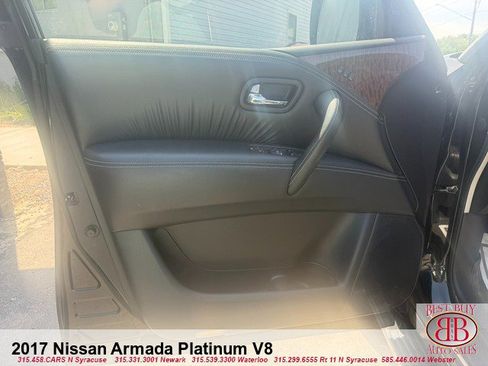 Used 2017 Nissan Armada Platinum w/ Captain Seat Package AWD/4WD image 9
