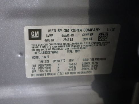 Used 2019 Chevrolet Trax LT w/ LT Convenience Package FWD image 36
