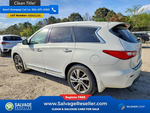 Used 2014 INFINITI QX60 AWD w/ Deluxe Touring Package image 3