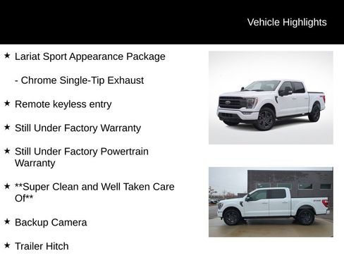 Used 2023 Ford F150 Lariat w/ Equipment Group 502A High image 21
