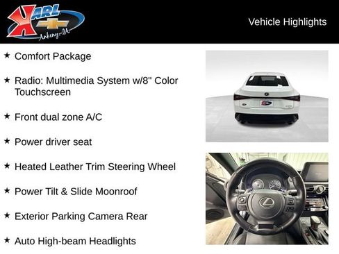 Used 2022 Lexus IS 300 AWD w/ Comfort Package image 2