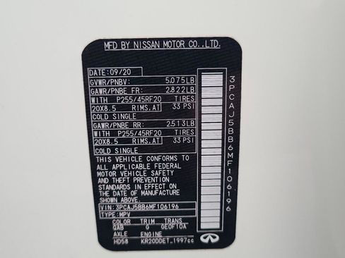 Used 2021 INFINITI QX50 Luxe w/ Appearance Package image 26