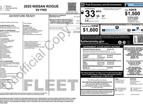 Used 2025 Nissan Rogue SV FWD image 3