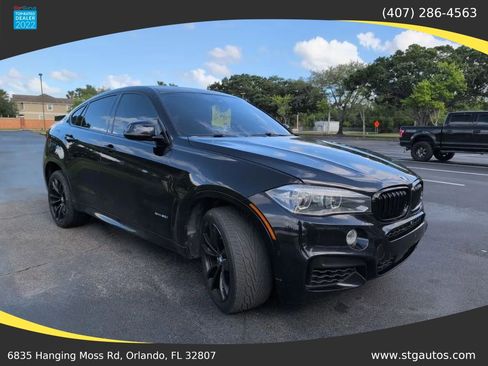 Used 2018 BMW X6 xDrive50i w/ M Sport Package AWD/4WD image 7