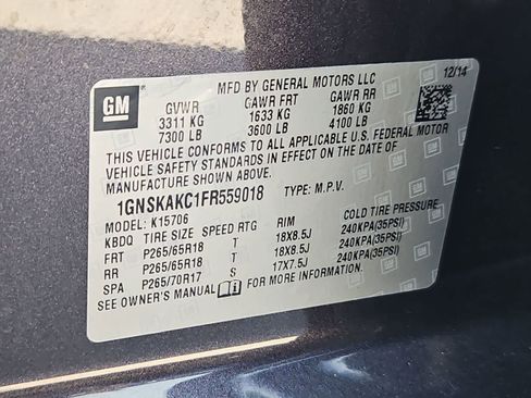 Used 2015 Chevrolet Tahoe LS AWD/4WD image 37