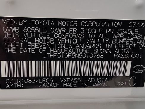 Used 2022 Lexus LS 500 F Sport image 26