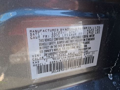 New 2026 Nissan Sentra SR w/ SR Premium Package image 31