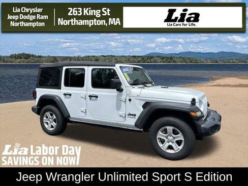 Certified 2022 Jeep Wrangler Unlimited Sport AWD/4WD image 1