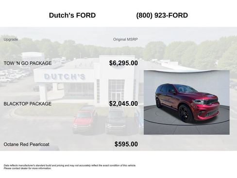 Used 2026 Dodge Durango GT w/ Tow 'N Go Package AWD/4WD image 6