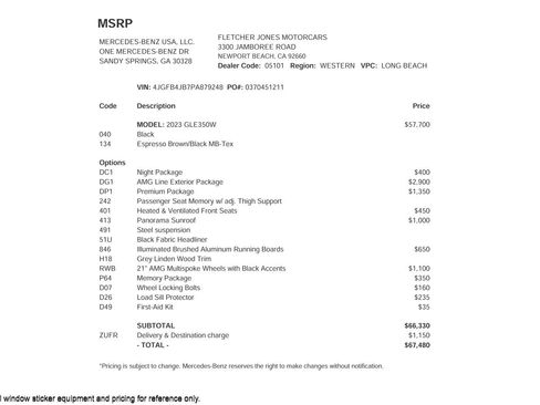 Used 2023 Mercedes-Benz GLE 350 image 25