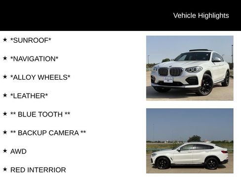 Used 2020 BMW X4 xDrive30i w/ Convenience Package AWD/4WD image 4