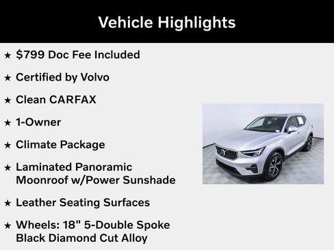 Certified 2025 Volvo XC40 B5 Core AWD/4WD image 5