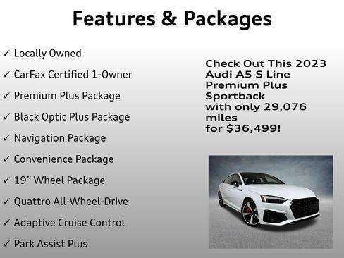 Used 2023 Audi A5 2.0T Premium Plus w/ Premium Plus AWD/4WD image 4