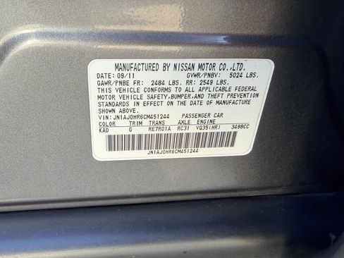 Used 2012 INFINITI EX35 Journey w/ Premium Pkg image 6