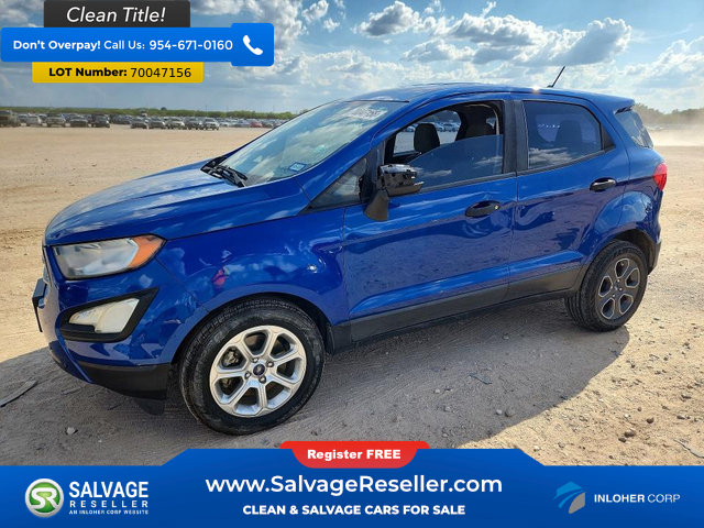 Used 2020 Ford EcoSport S FWD image 1