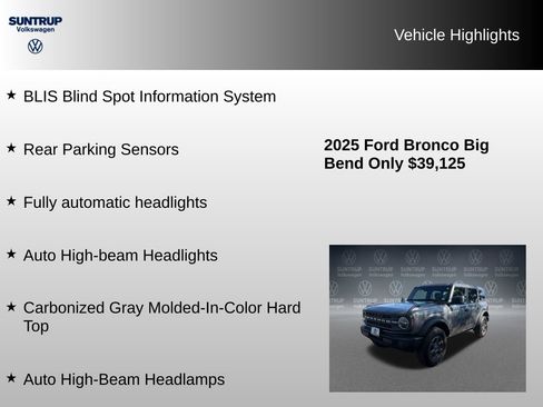 Used 2025 Ford Bronco Big Bend AWD/4WD image 16