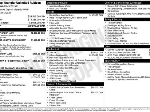 Used 2021 Jeep Wrangler Unlimited Rubicon w/ Dual Top Group image 23