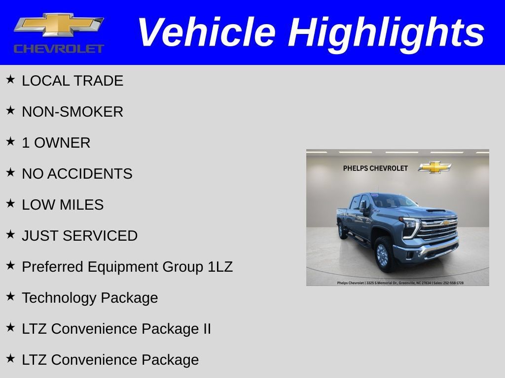 Certified 2025 Chevrolet Silverado 2500 LTZ w/ LTZ Convenience Package AWD/4WD image 2