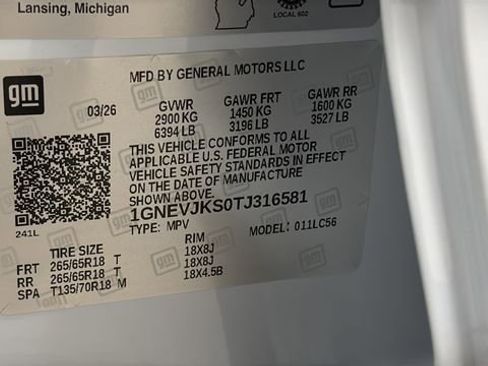 New 2026 Chevrolet Traverse Z71 image 35