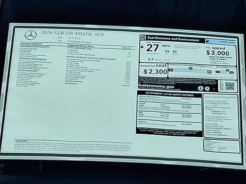 New 2026 Mercedes-Benz GLB 250 4MATIC image 19