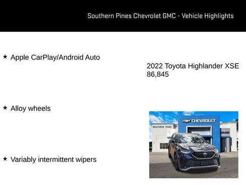 Used 2022 Toyota Highlander XSE image 12