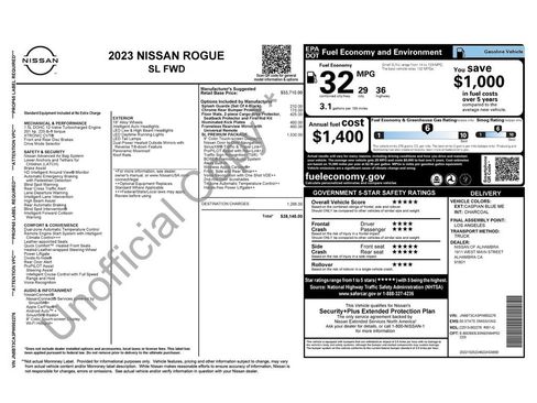 Certified 2023 Nissan Rogue SL w/ SL Premium Package FWD image 2