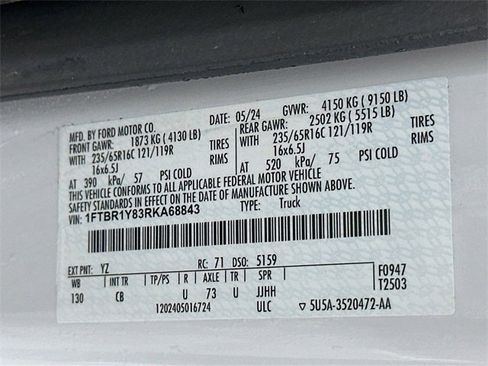 Used 2024 Ford Transit 250 Low Roof w/ Exterior Upgrade Package image 28