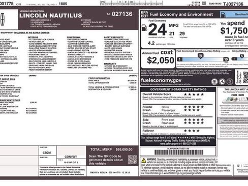 New 2026 Lincoln Nautilus Reserve w/ Jet Appearance Package image 25