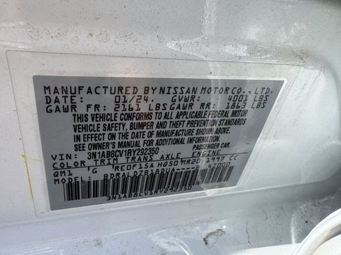 Used 2024 Nissan Sentra SV FWD image 20