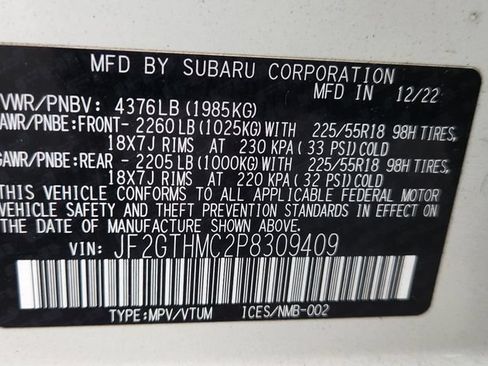 Used 2023 Subaru Crosstrek 2.5i Limited AWD/4WD image 6