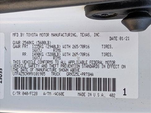 Used 2021 Toyota Tacoma SR5 w/ Trail Edition RWD image 23