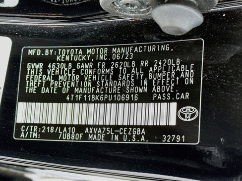 Certified 2023 Toyota Camry XLE w/ Protection Package (Q2) (TMS) AWD/4WD image 33